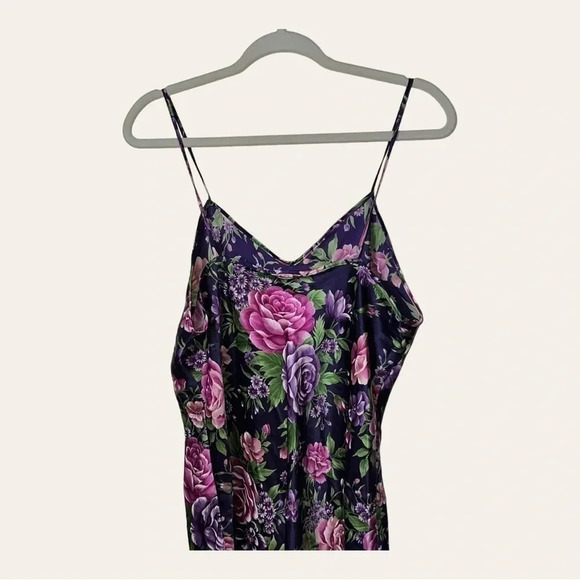 0305. VINTAGE‎ DENTELLE NEGLIGÉE SPAGHETTI STRAP SIZE LARGE - Picture 7 of 8